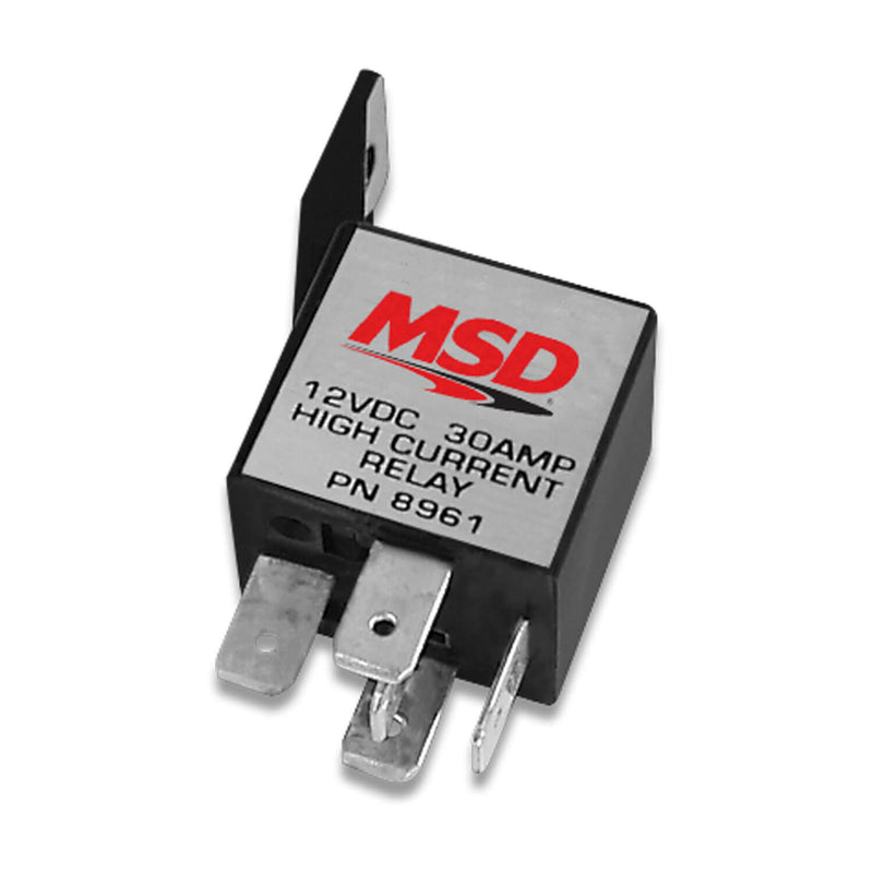 MSD 8961 High Current Relay, Spst - 30 Amps, 12V