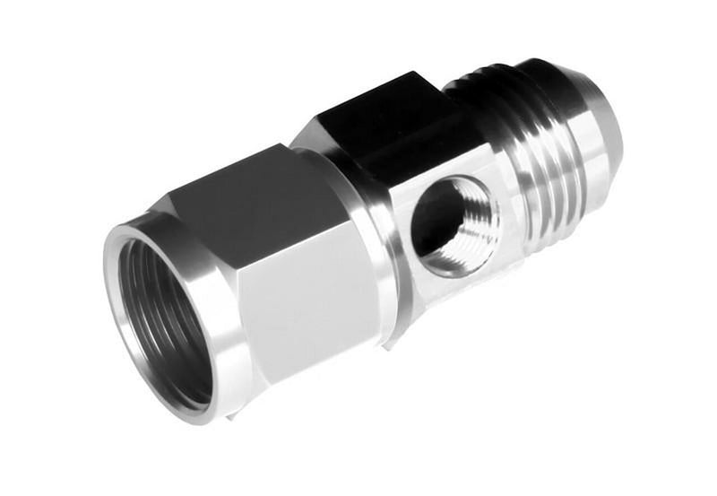 Redhorse Performance 9192-08-5 -08 Male To -08 Female AN/JIC With 1/8" NPT In Hex - Clear