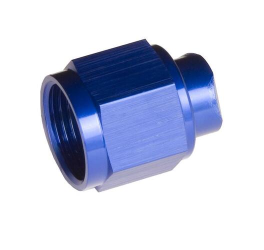 Redhorse Performance 929-12-1 -12 Two Piece AN/JIC Flare Cap Nut - Blue