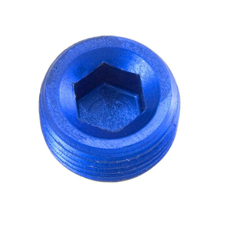 Redhorse Performance 932-08-1 -08 (1/2") NPT Hex Head Pipe Plug - Blue