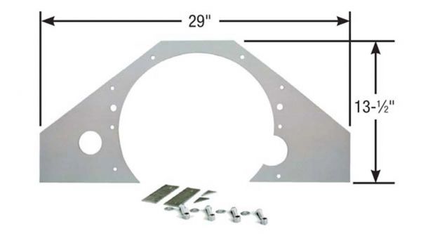 Competition Engineering C4030 Mid Mount Plate, SBC & BBC