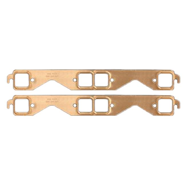 Engine Works 105427 Copper Exhaust Gaskets SB Chevy 1.450 X 1.440 Square Port