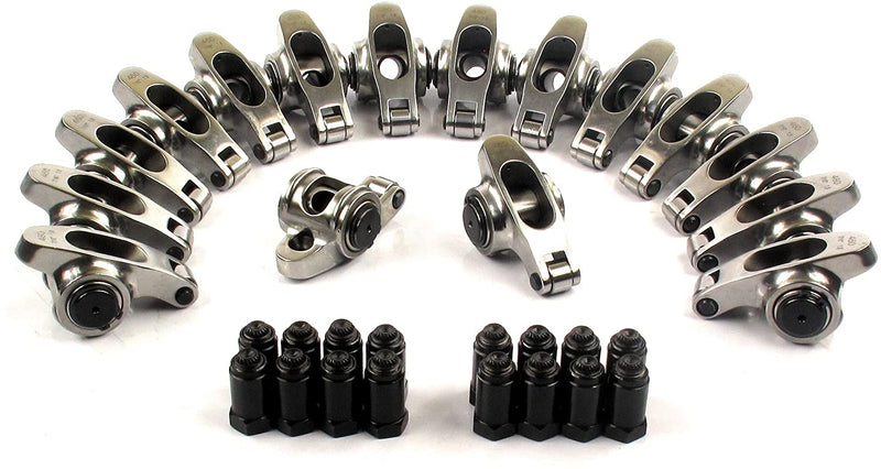 Engine Works 35033 Stainless Steel Rocker Arms, SB Chevy 7/16" Stud, 1.5 Ratio