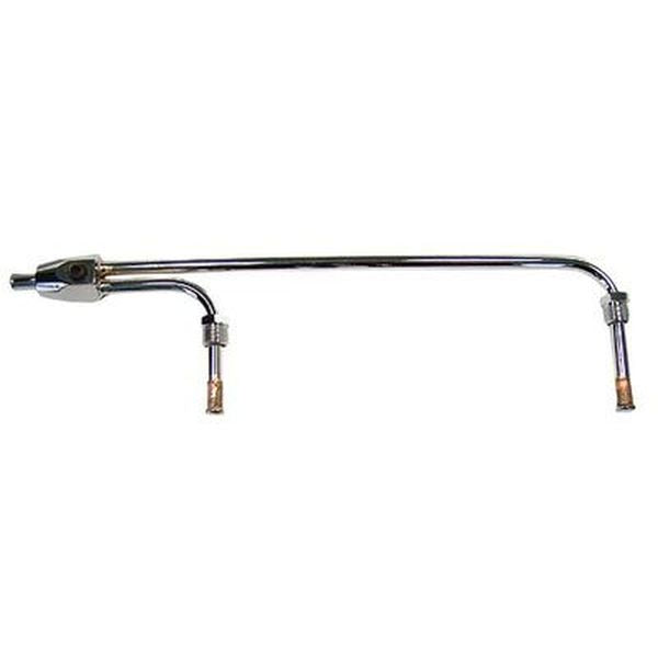 Engine Works 52197 Chrome Double Pumper Fuel Line for Holley Carbs