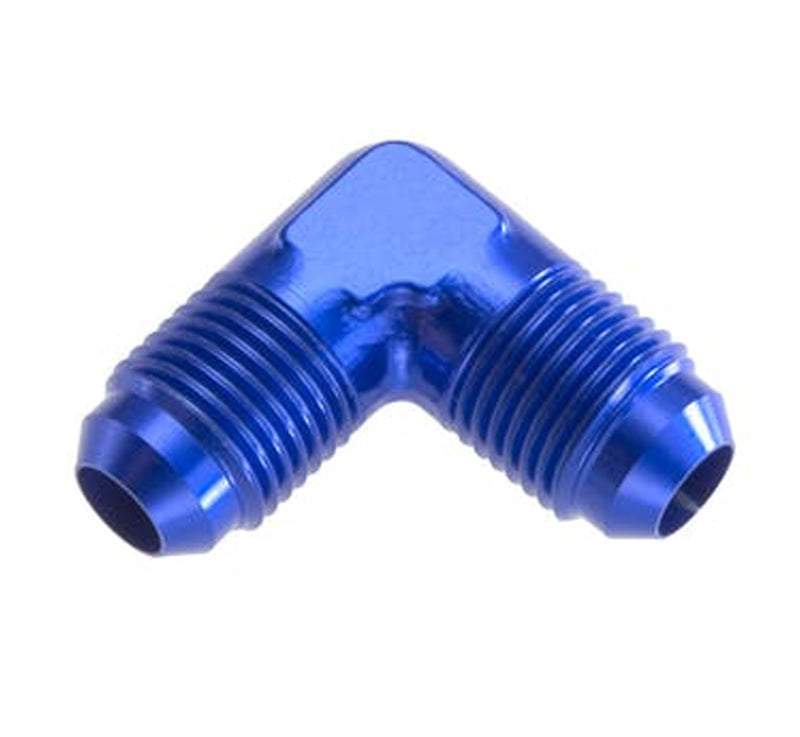 Redhorse Performance 821-08-1 -08 Male 90 Degree AN/JIC Flare Adapter - Blue