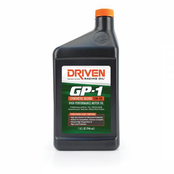 Driven 19406 GP-1 15W-40 Synthetic Blend High Performance Oil