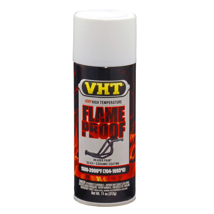 VHT SP118 FlameProof Coating Paint - Flat White, 11oz. Aerosol Can