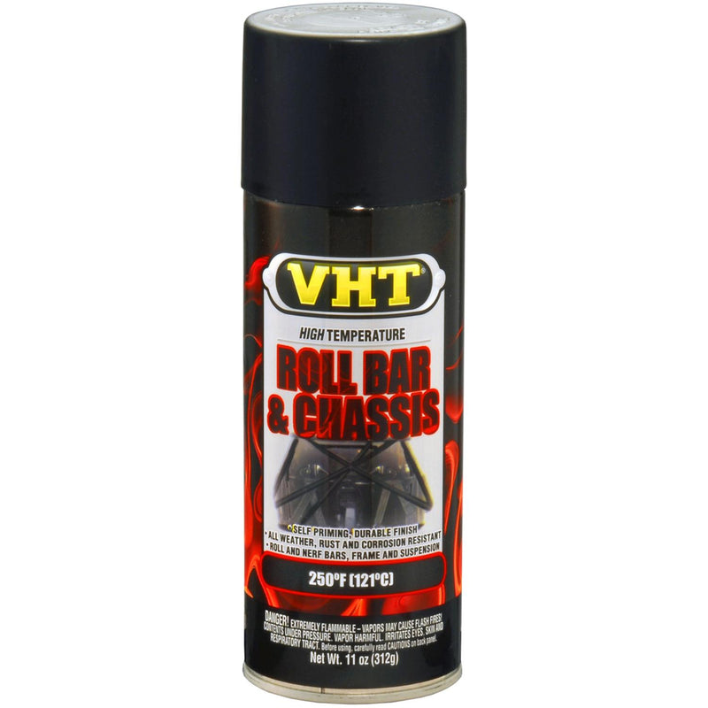 VHT SP671 Roll Bar & Chassis Paint High Heat Coating Paint - Satin Black