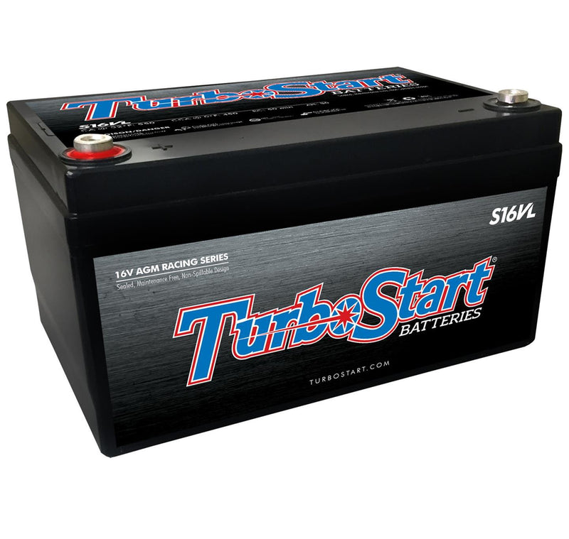 TurboStart S16VL 16V Racing Battery, 500 Amps