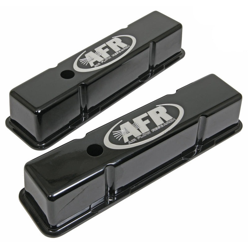 AFR 6705 Chevy Small Block Aluminum Valve Covers, Tall Height - Black