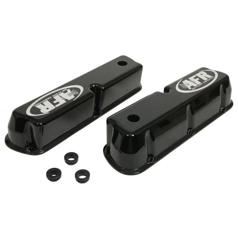 AFR 6715 Ford Small Block Aluminum Valve Covers, Tall Height - Black