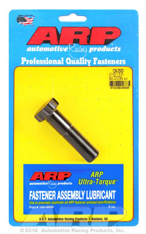 ARP 129-2503 Balancer Bolt, M18 x 1.5 - 12 PT Head