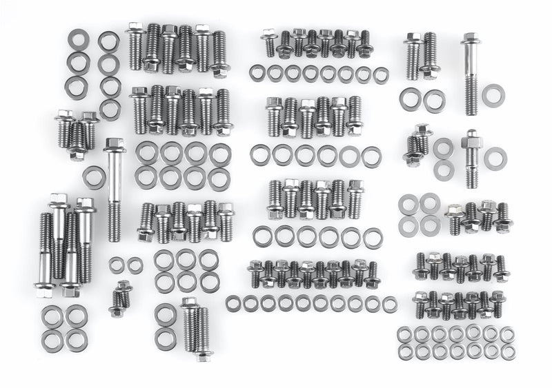 ARP 534-9601 Stainless Steel Engine Bolt Kit - Small Block Chevy - Hex Head