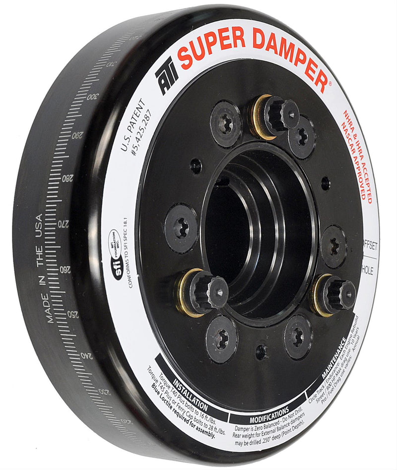 ATI 917776 Super Damper Harmonic Balancer, GM LS w/ 1.483" Snout - 6.325" OD