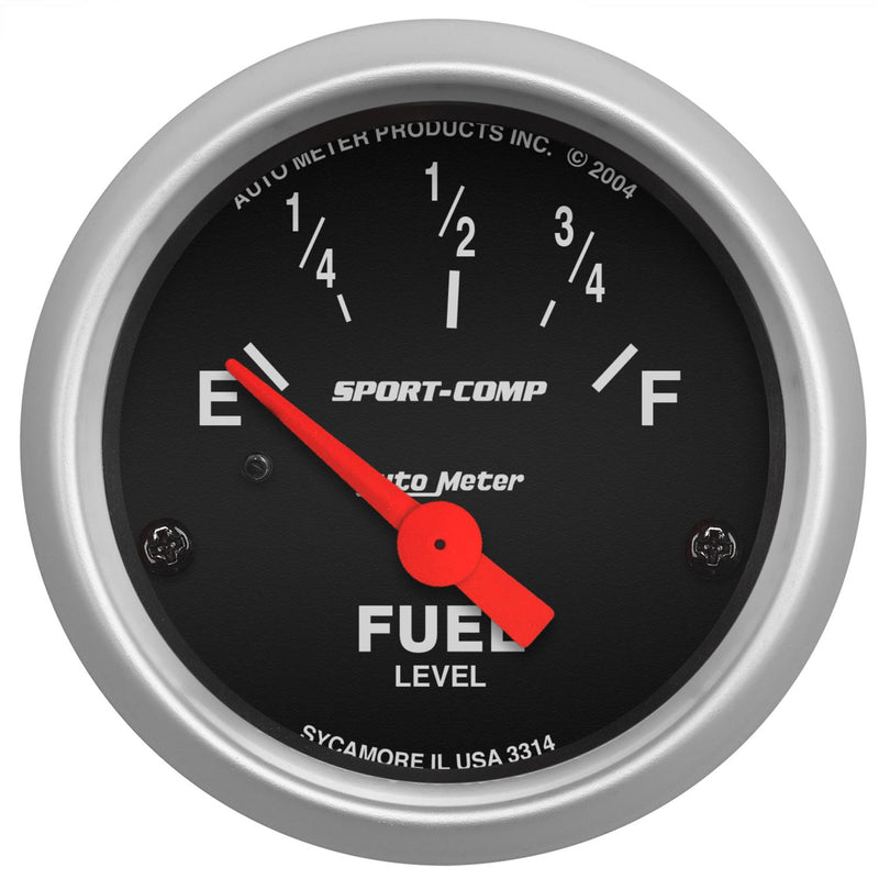 Autometer 3314 Sport-Comp Electric Fuel Level Gauge