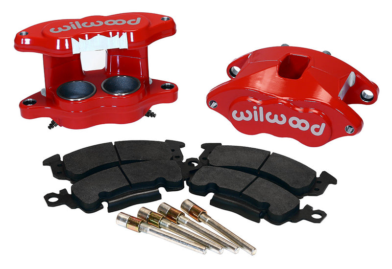Wilwood 140-11290-R GM D52 Dual Piston Front Caliper Kit, Red