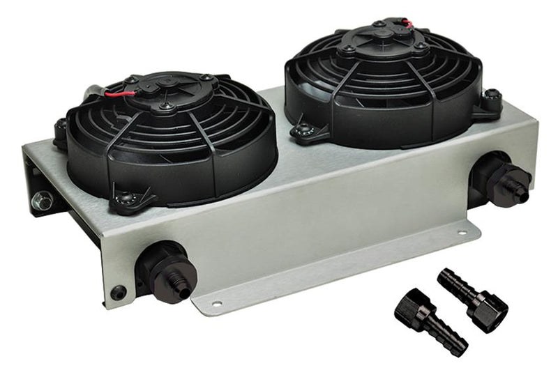 Derale 13740 Hyper Dual-Cool Remote Cooler (-6AN)