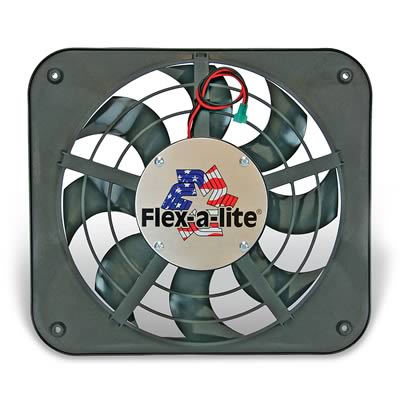 Flex-A-Lite 105400 Low-Profile S-Blade Electric Fan,