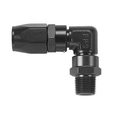 Fragola 189008-BL Hose End Fitting -8AN Hose To Male -8AN O-Ring 90 Degree