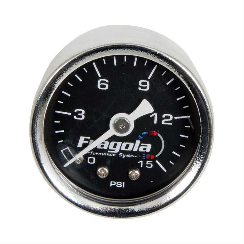 Fragola 900001 Fuel Pressure Gauge (0-15 Psi)