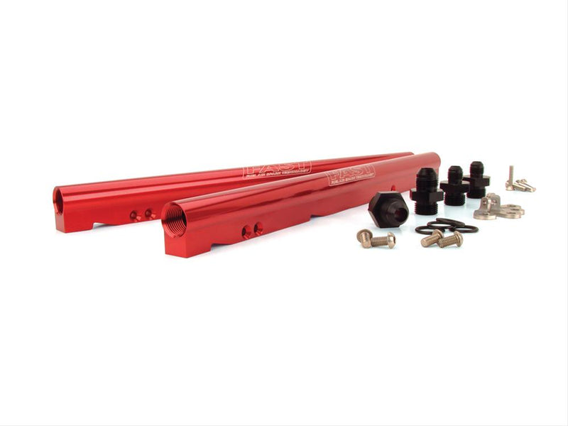 FAST 146035-KIT LSX High-Flow Billet Fuel Rails - Red
