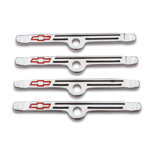 Proform 141-903 Chevy Performance Bowtie Valve Cover Hold Downs - Chrome