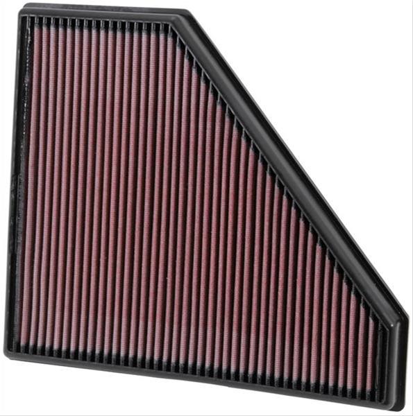 K&N 33-2496 Washable Air Filter Element, Cadillac - Red