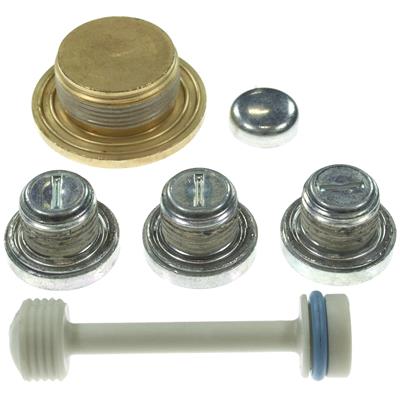 Melling MPE-900BR-GP Freeze Plugs, Brass/Steel, Chevy, GM LS Engine, Kit