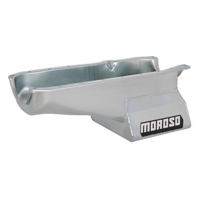 Moroso 20205 8.25" Oil Pan SB Chevy With Passenger-Side Dipstick