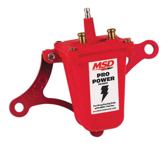 MSD 8201 Ignition Coil Pro Power Series, Red, Individual