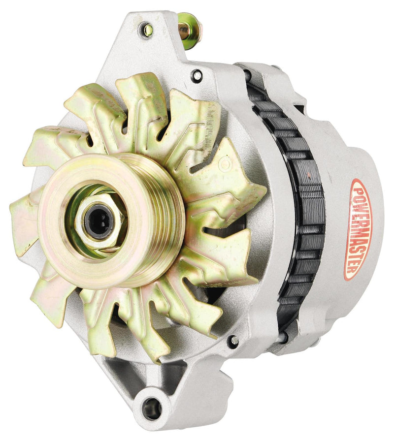 Powermaster 47802 Street Alternator - 140 Amp, For GM, Center Offset