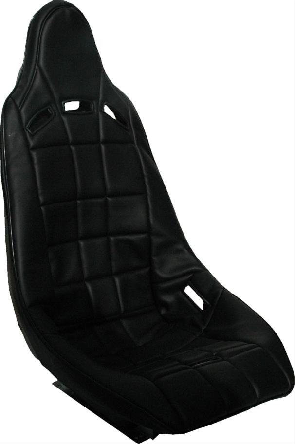 RCI 8001S Poly Highback Seat Cover, Black Vinyl
