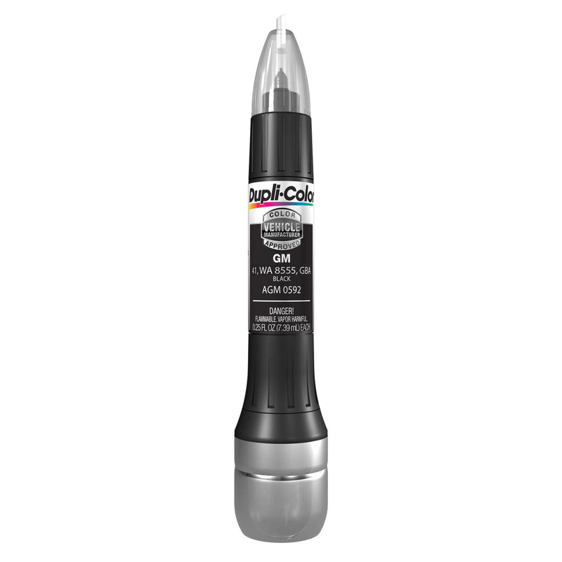 Dupli-Color AGM0592 Scratch Fix All-In-1 Touch Up Paint, Black GM Code 41