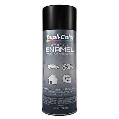 Dupli-Color DA1603 Acrylic Enamel Paint - Semi-Gloss Black