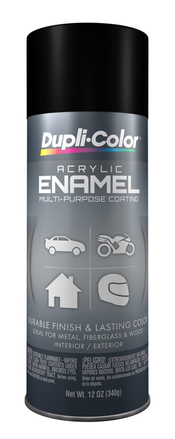Dupli-Color DA1605 Acrylic Enamel Paint - Flat Black