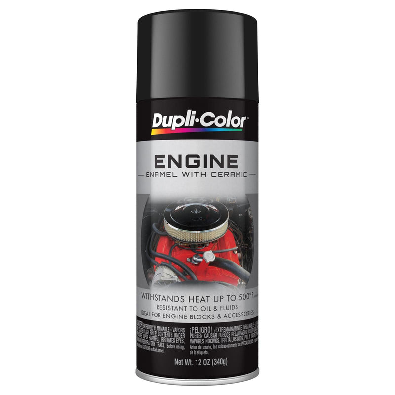 Dupli-Color DE1613 Engine Enamel with Ceramic - Gloss Black