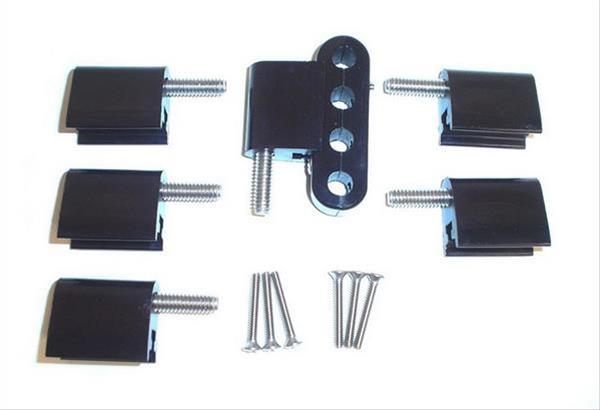 Taylor Cable 42706 Mounting Brackets for Clamp-Style Wire Separators - Black