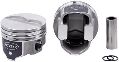ICON IC9953KTM.030 FHR Piston - Chry 440, Rod 6.768, Flat Top +5.6cc 2V Kit with Rings