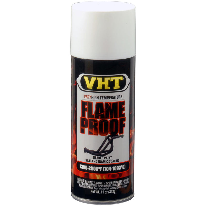 VHT SP101 FLAMEPROOF Coating High Temp Paint - Flat White