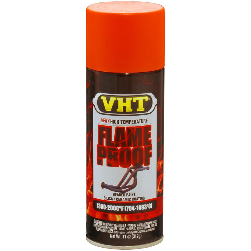 VHT SP114 FlameProof Coating Paint - Flat Orange, 11oz. Aerosol Can