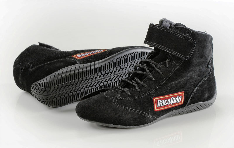 Racequip 30300110 Mid-Top Race Shoes SFI 3.3/5 Size 11 - Black 