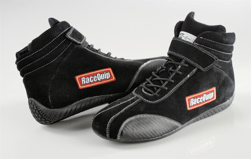 Racequip 30500140 Euro Mid-Top Shoes SFI 3.3/5 Size 14 - Black