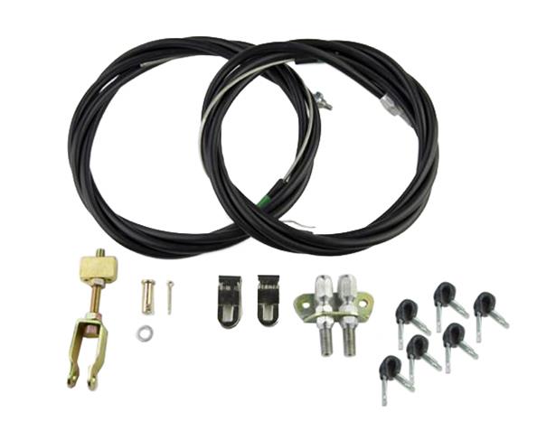 Wilwood 330-9371 Universal Parking Brake Cable Kit, 110" Cable